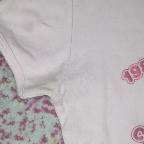 Y2K New breed Girl 1987 Chewing Gun Championships Women's Baby Tee Size Small - Picture 3 of 8